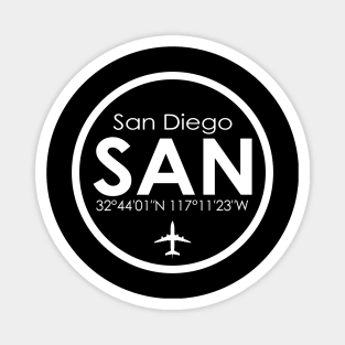 SAN, San Diego International Airport, USA Magnet